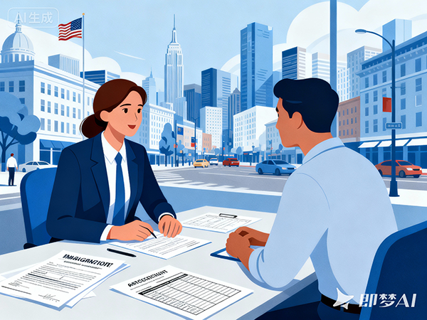 jimeng-2025-10-17-1192-做一张 适合《避坑指南：选择移民中介必问的五个问题，附“澳德华标准”答案》的出国....png