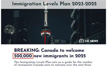 「加拿大移民」加拿大官宣新移民计划，三年吸纳145万移民