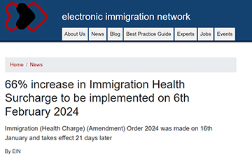 「英国移民」移民医疗附加费2月6日涨价!