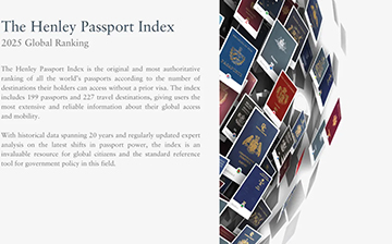 「澳德华快讯」2025全球护照排行榜刷新，欧洲实力强劲！