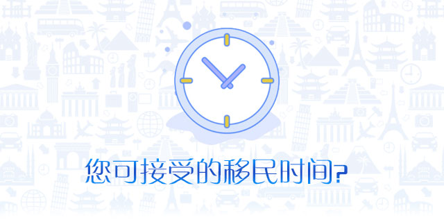 请问您最长可接受的移民申请周期为