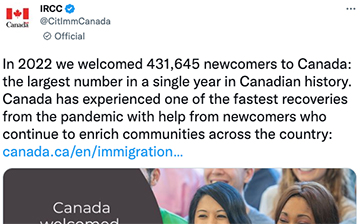 「加拿大移民」人口增长再创纪录，驻华11家加拿大签证中心全面开放！